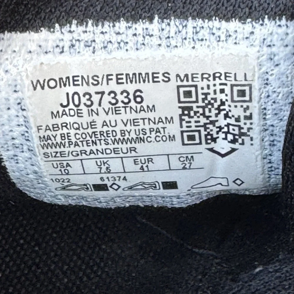 Merrell Women's Black Trail Running Shoes with Vibram Outsole